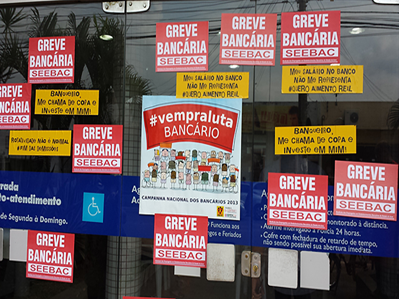 Leia mais sobre o artigo Greve nacional dos bancários chega a Vila do V no município de Porto Acre