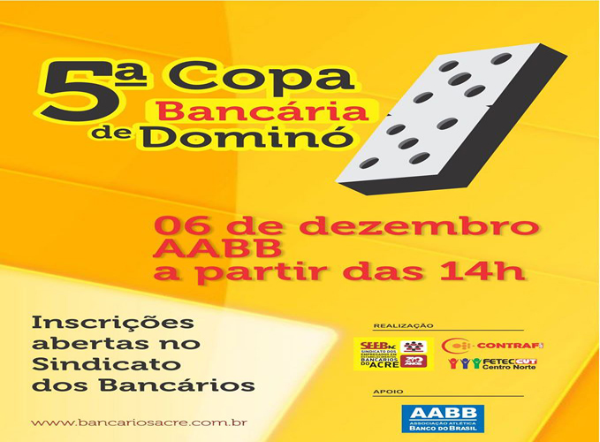 Leia mais sobre o artigo Inscrições da 5ª Copa Bancária de Dominó encerram-se nesta sexta (05)