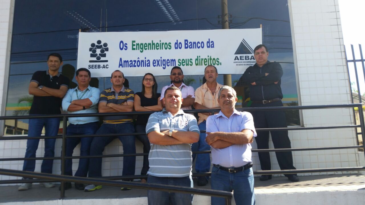 Você está visualizando atualmente Contra perdas de direitos trabalhistas, engenheiros do Banco da Amazônia fazem mobilização