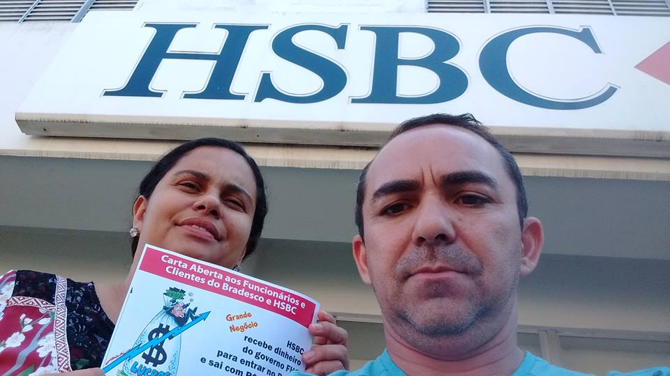 Você está visualizando atualmente Sindicato entrega  carta em defesa dos empregados do HSBC e Bradesco