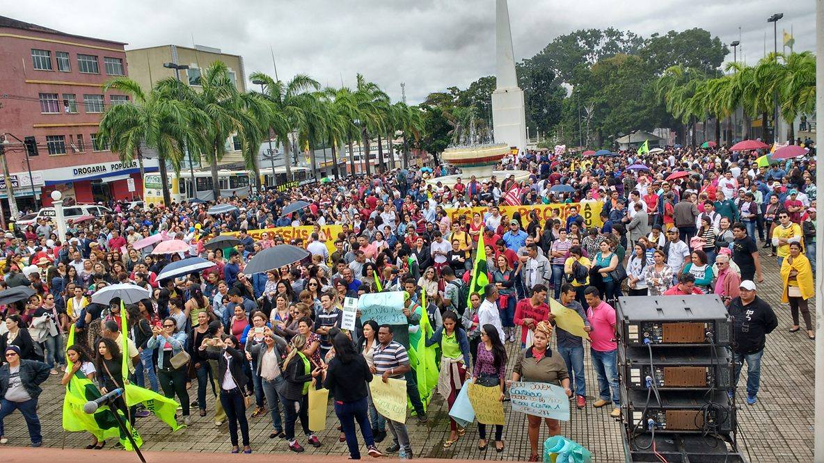 Você está visualizando atualmente Ato contra as reformas de Michel Temer reúne mais 5 mil pessoas em Rio Branco