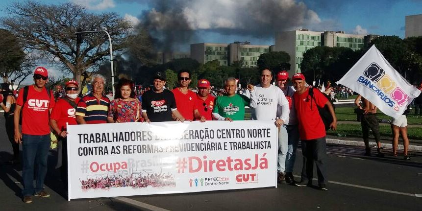 Você está visualizando atualmente 200 mil ocupam Brasília e exigem fim das reformas, Fora Temer e diretas já