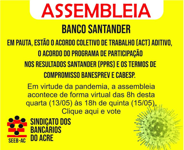 Leia mais sobre o artigo Assembleia do Santander
