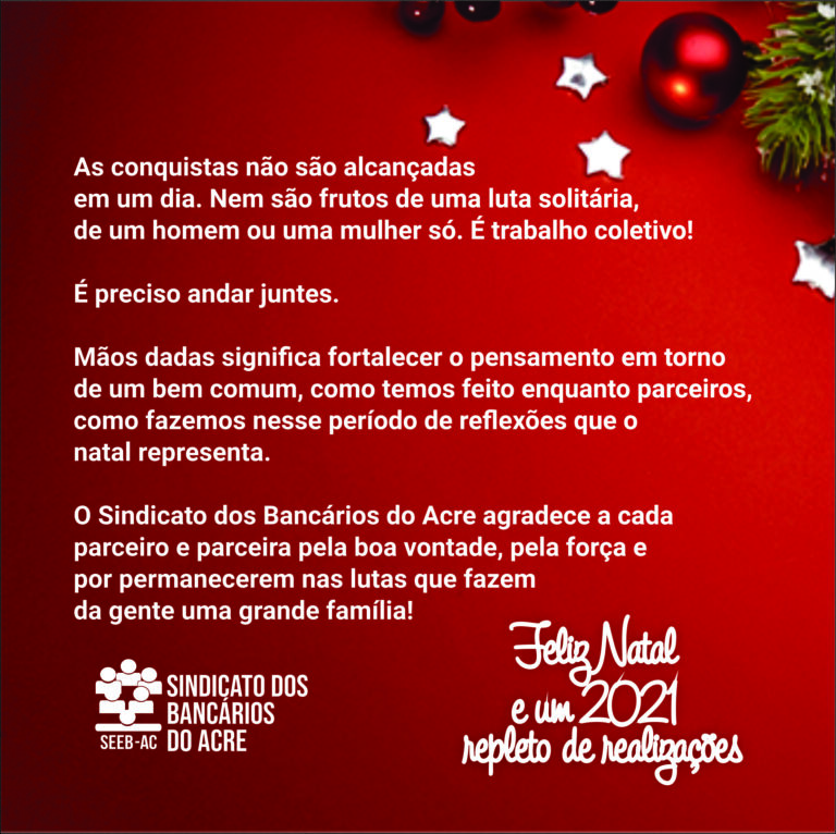 Leia mais sobre o artigo Feliz Natal e um 2021 repleto de realizações!