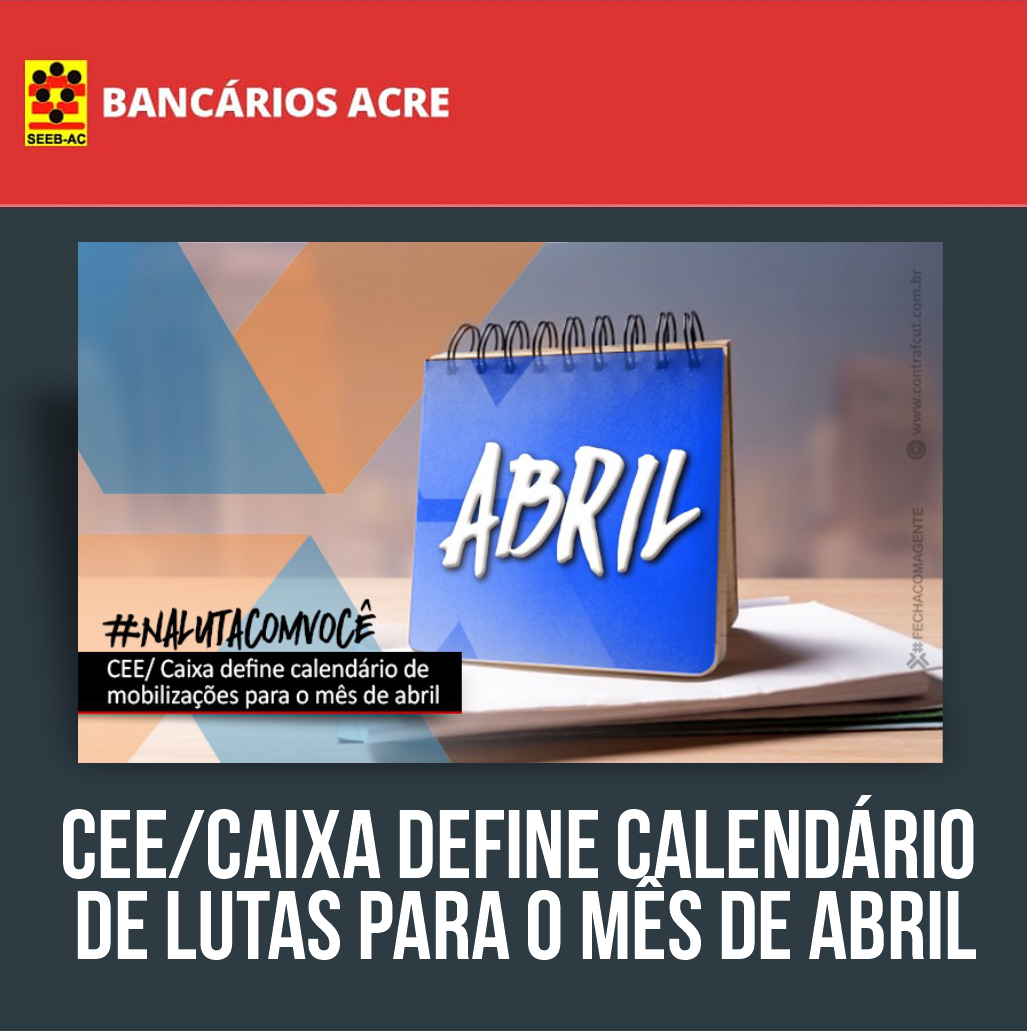 Você está visualizando atualmente CEE/Caixa define calendário de lutas para o mês de abril