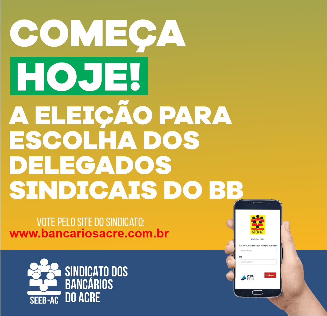 Você está visualizando atualmente Começa hoje e vai até o dia 27 a escolha de delegado sindical do BB