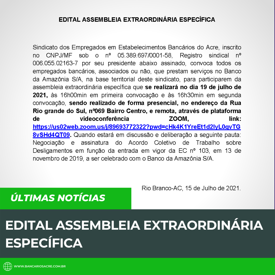 Você está visualizando atualmente EDITAL ASSEMBLEIA EXTRAORDINÁRIA ESPECÍFICA