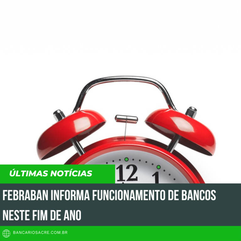 Leia mais sobre o artigo Febraban informa funcionamento de bancos neste fim de ano