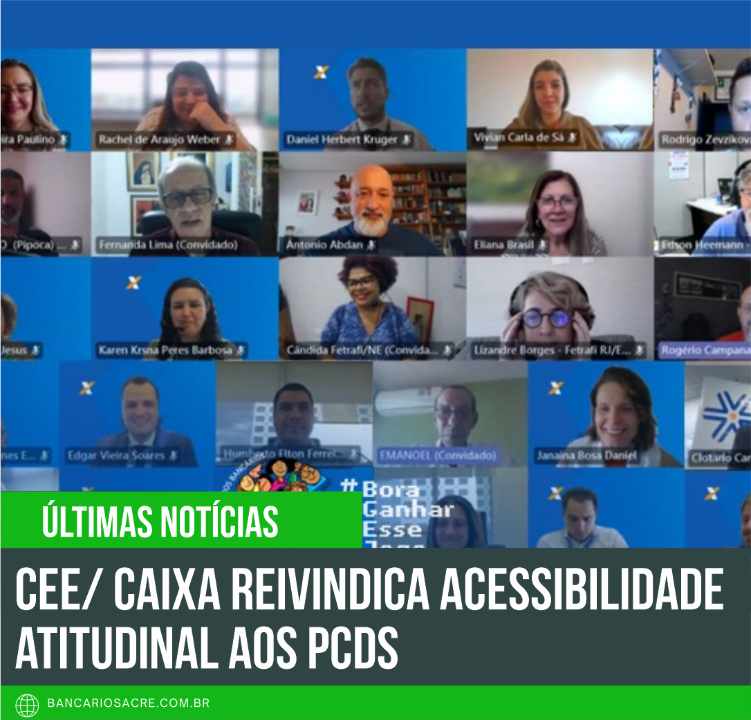 Você está visualizando atualmente CEE/ Caixa reivindica acessibilidade atitudinal aos PCDs