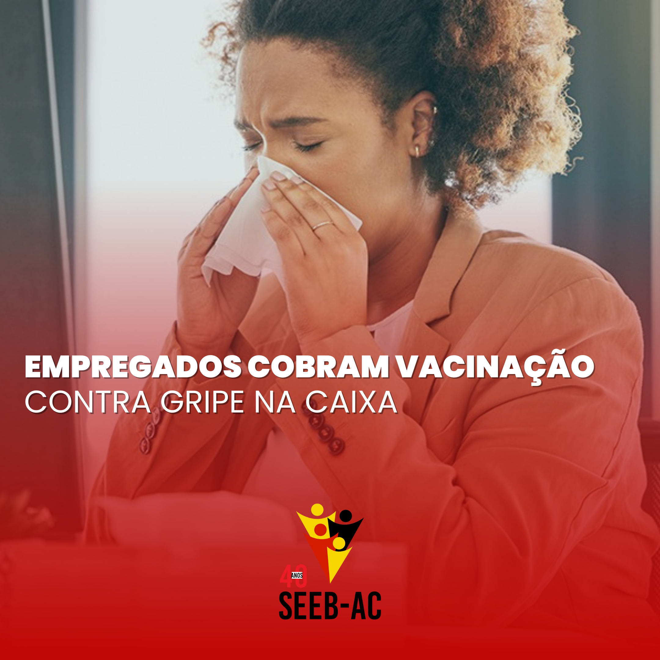 Leia mais sobre o artigo Empregados cobram vacinação contra gripe na Caixa