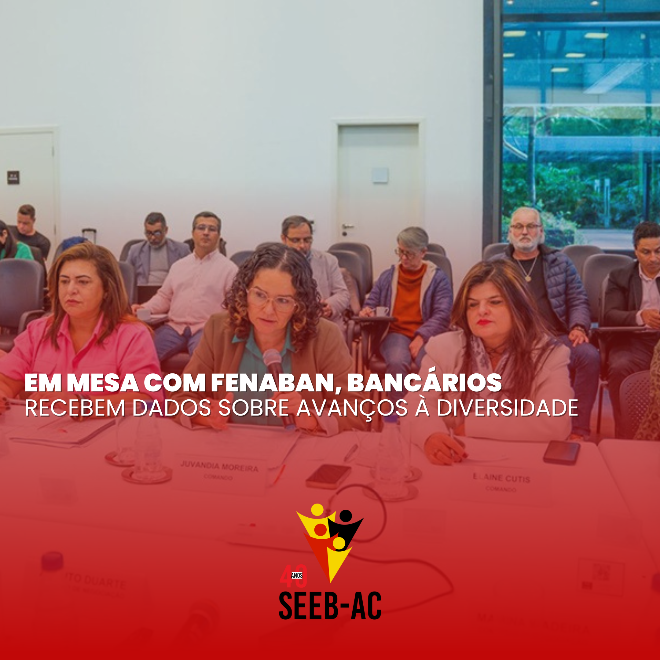 Leia mais sobre o artigo Em mesa com Fenaban, bancários recebem dados sobre avanços à diversidade