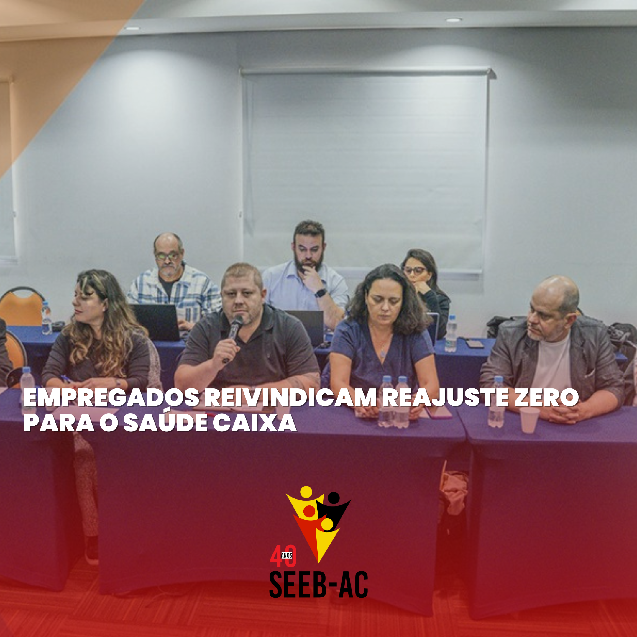 Você está visualizando atualmente Empregados reivindicam reajuste zero para o Saúde Caixa