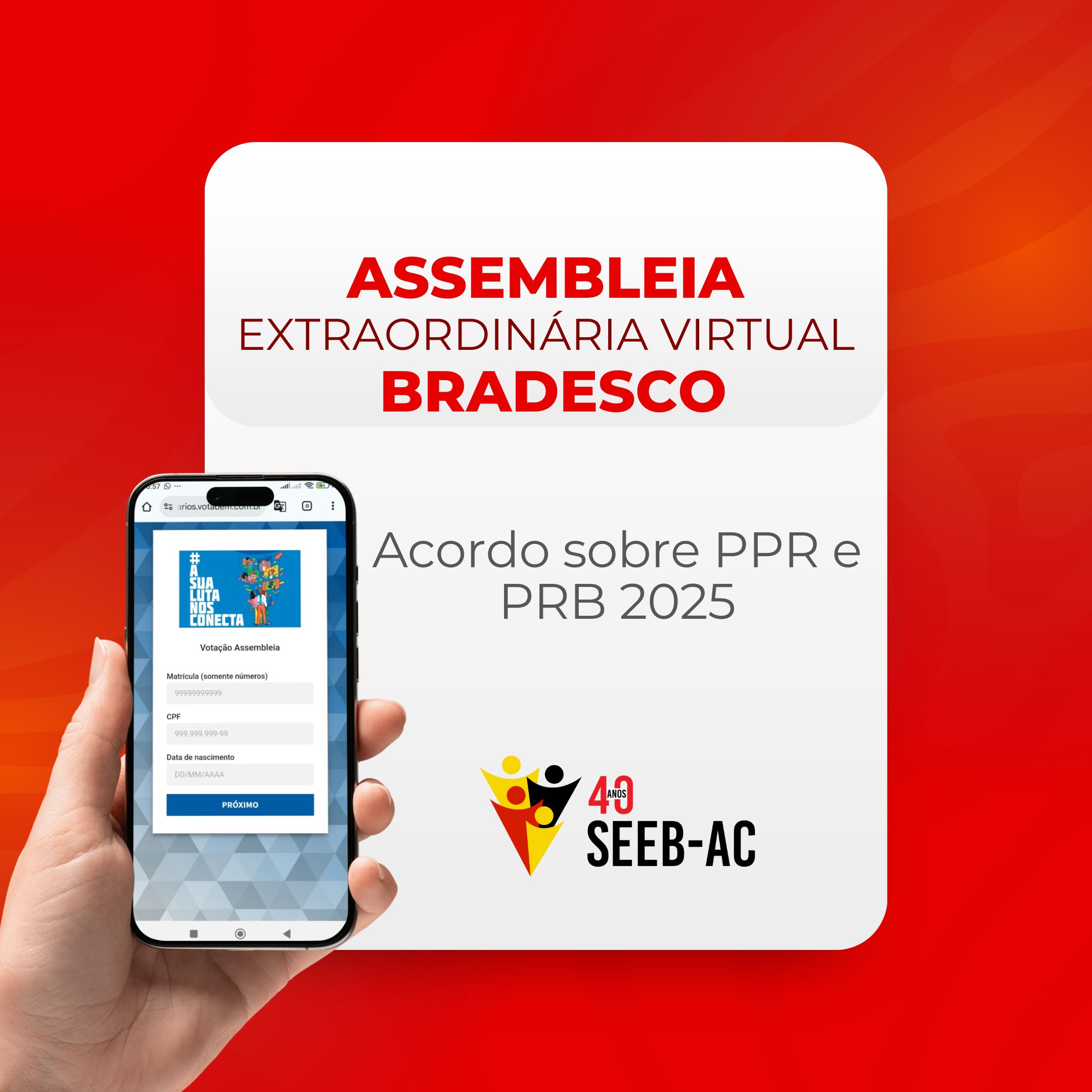 Você está visualizando atualmente Assembleia Extraordinária Específica virtual do Banco Bradesco