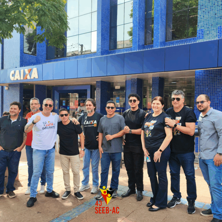 Leia mais sobre o artigo Sindicato protesta contra fechamento da Agência Imperador Galves da Caixa Econômica Federal