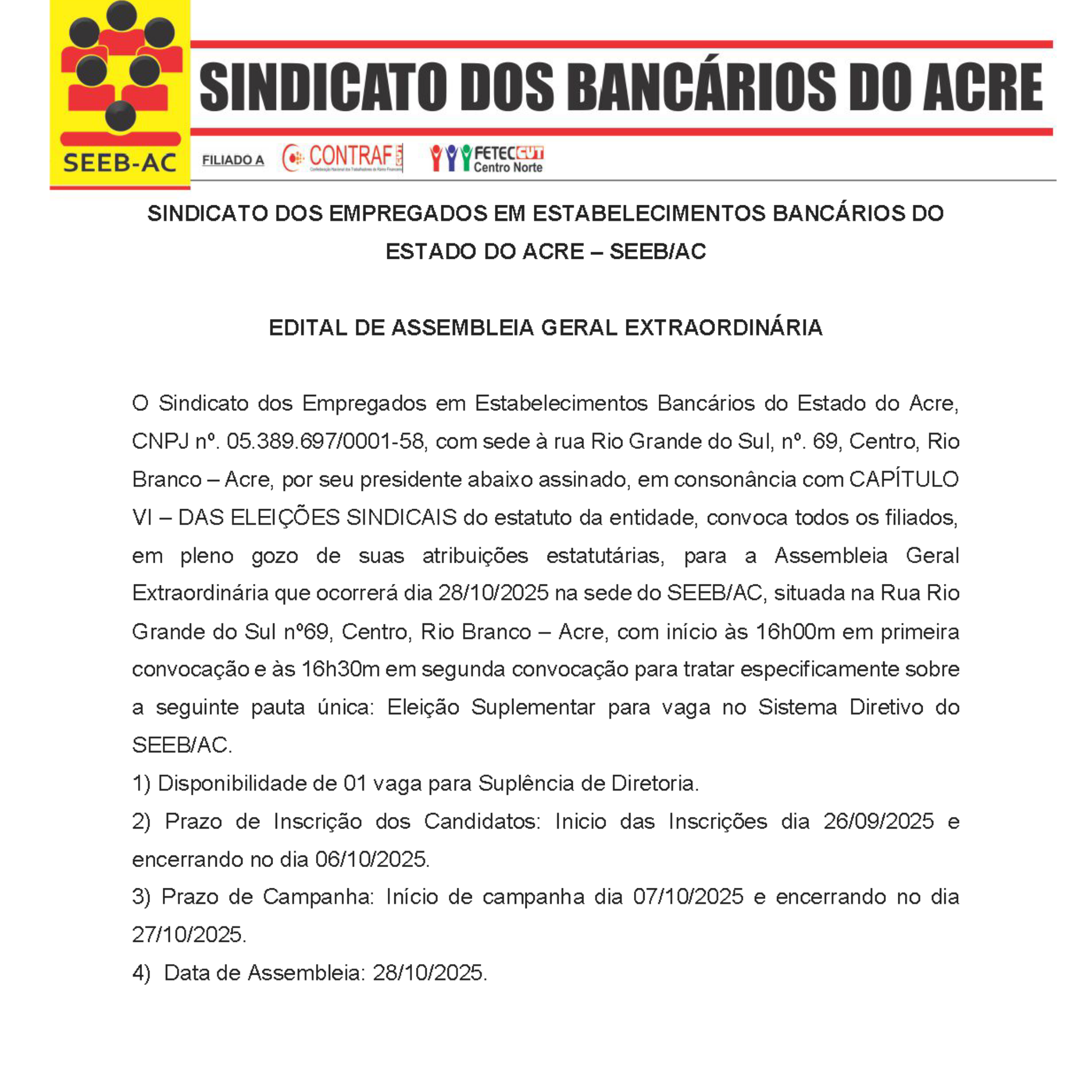 Você está visualizando atualmente EDITAL DE ASSEMBLEIA GERAL EXTRAORDINÁRIA