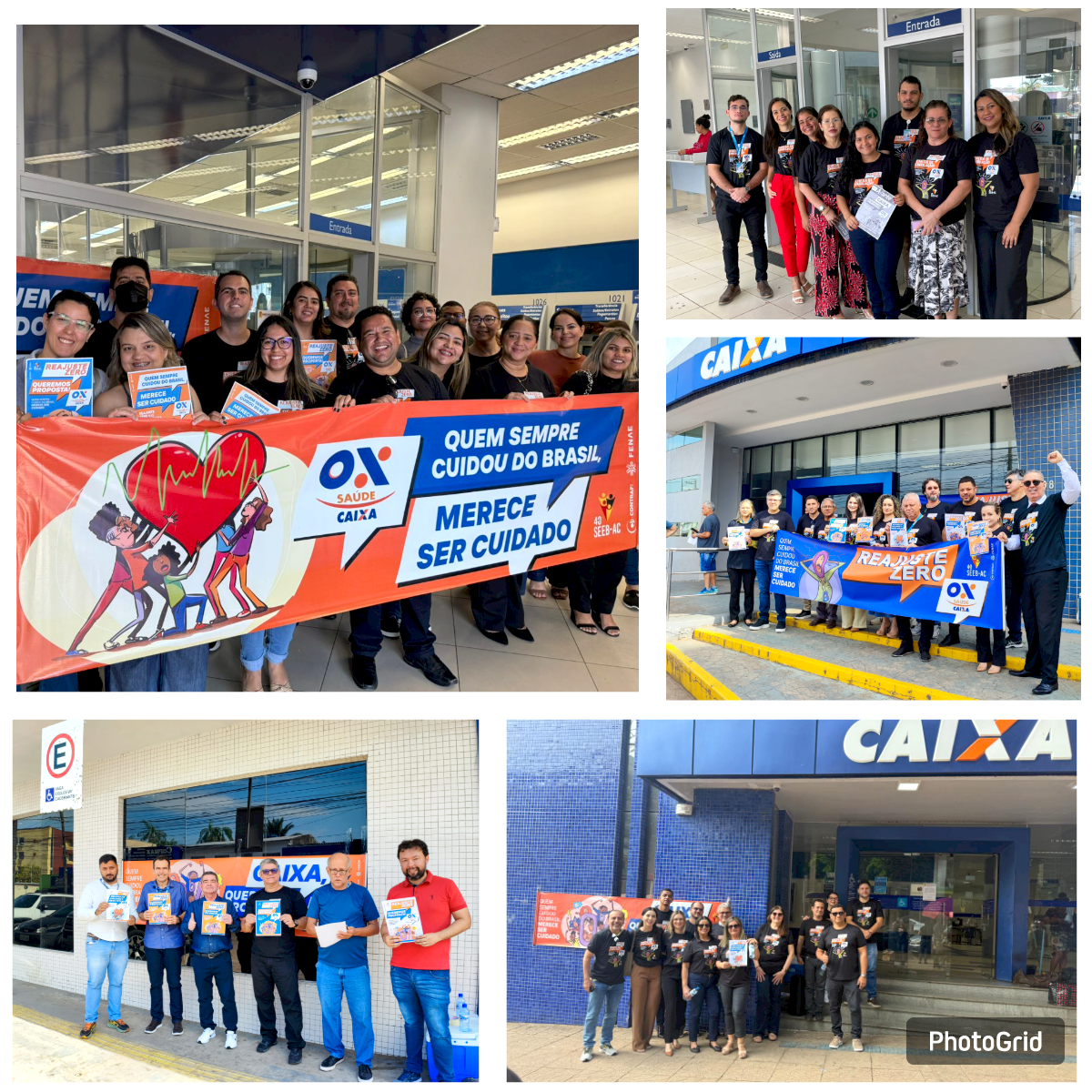 Leia mais sobre o artigo Sindicato dos Bancários do Acre realiza Dia Nacional de Luta em Defesa do Saúde Caixa