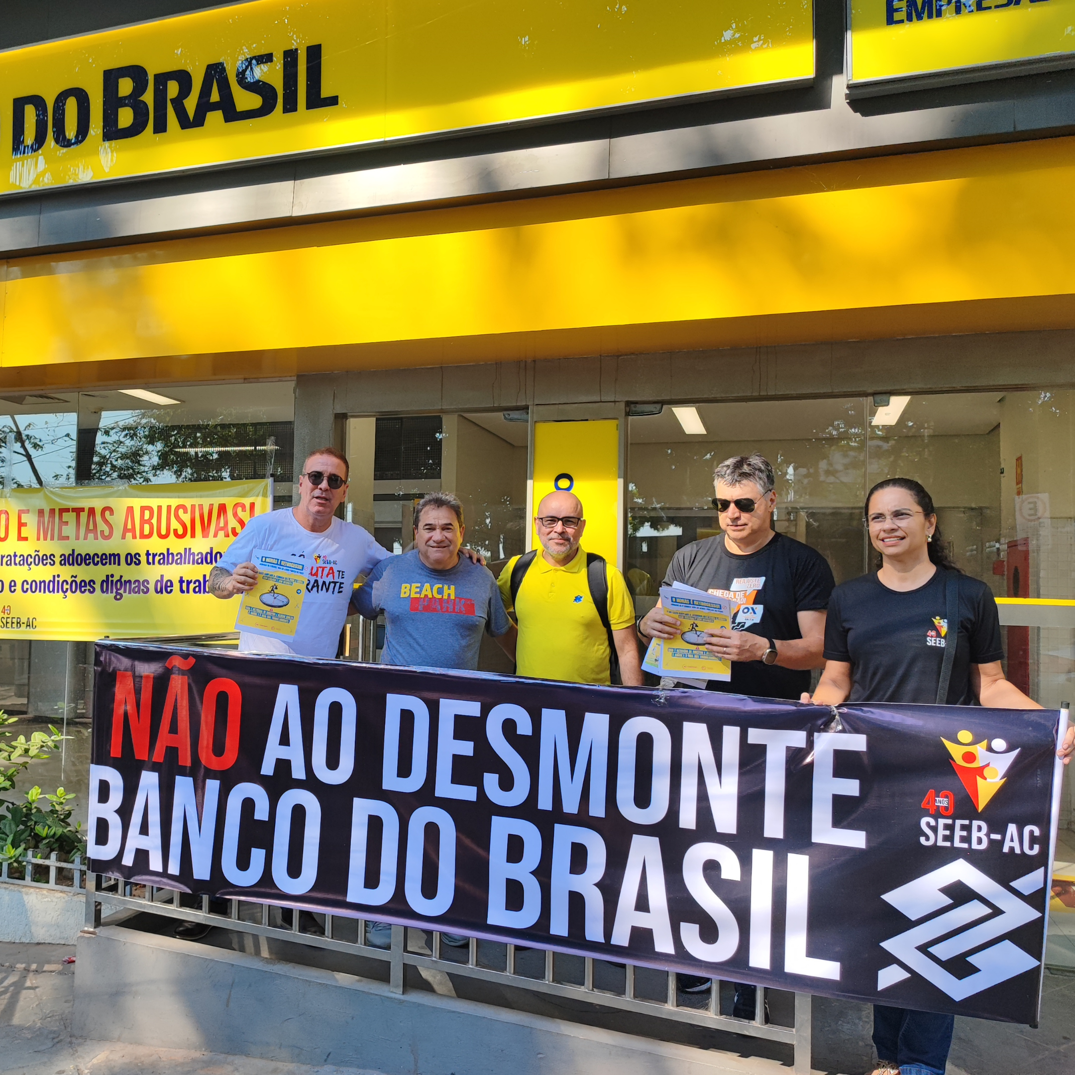 Leia mais sobre o artigo Sindicato dos Bancários do Acre participa do Dia Nacional de Luta no Banco do Brasil