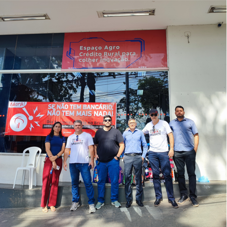 Leia mais sobre o artigo SEEB-AC realiza nova paralisação no Bradesco Centro em Dia Nacional de Luta